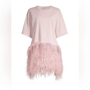 Cynthia Rowley Astrid Feather Mini Dress